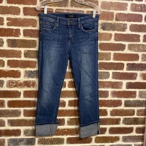 Joes jean rolled cuff jeans size 28
